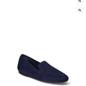 Knit Slip-On Loafer - Navy Women’s Shoe